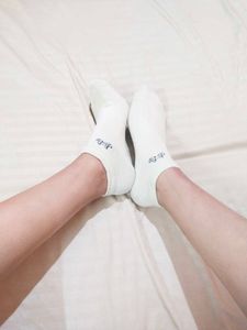 Pastel Yellow Ankle Socks