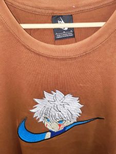 KILLUA EDITION EMBROIDERY UNISEX OVERSIZE TEE 🔥🔥