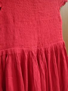 Red Off-Shoulder Short Dress