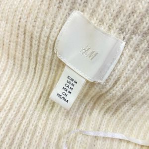 Cream Knit Half-Zip Pullover