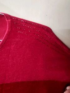Blood Red Shaded Party Top❤️