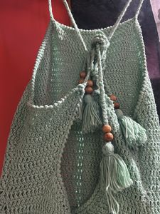 Green Crochet Mini Dress