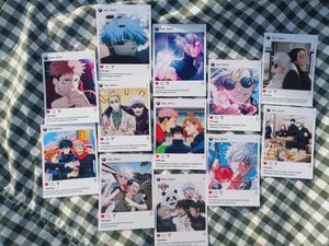 Jujutsu Kaisen Gojo Insta Photocards