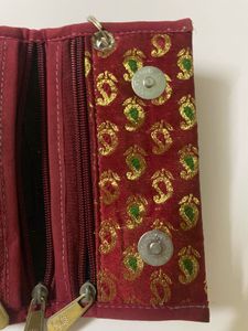 Ethnic Paisley Keychain Pouch