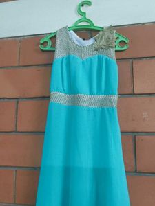 Elegant Aqua Dress
