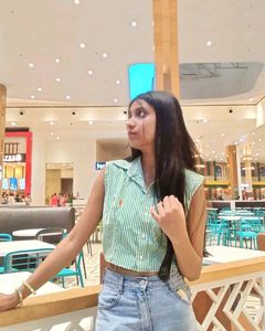 Polo Crop Top 💚