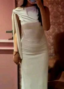 Elegant One-Shoulder Gown