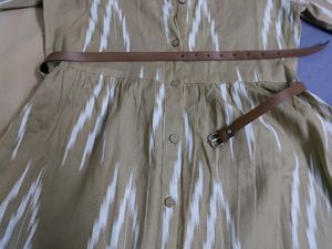 Smart Long Dress With Belt
