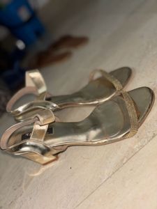 Gold heels