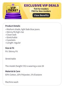 Chemistry Women’s Jeans