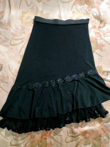 Black Y2K Skirt Vintage Style