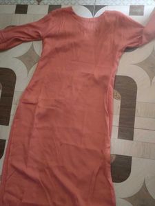 Coral Embroidered Kurti