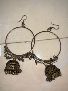 Oxidised Earring