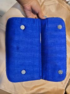 Silk Sequins Envelope Clutch cum Sling