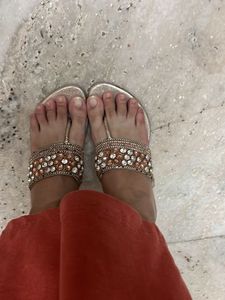 Elegant Gold Flats