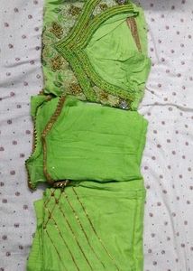 Elegant Light Green Pant Suit