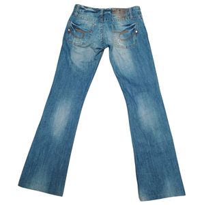 Y2K LOW WAIST BLUE JEANS