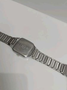 Titan Square Dial Silver Watch