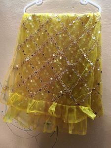 💗💛rani pink and yellow Embroidered lehnga choli