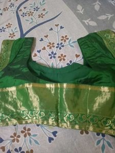 Pink &amp; Green Saree