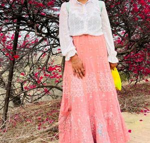 Floral Print Skirt