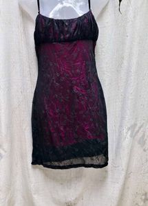 I. Lace Detail Mini Dress