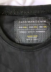 Zara Man Black Sweatshirt