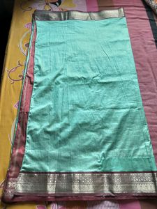 New Saree Banarasi Cotton Silk