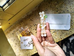 Korean earrings &amp; hair Accessories Gift Set 🩷