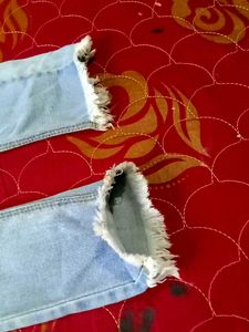 Distressed Light Wash Jeans