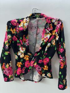 Stunning Floral Print Jacket