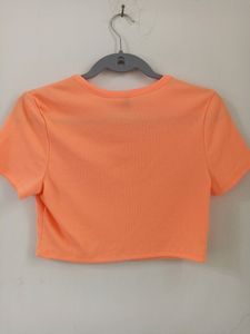 H&amp;M Orange Crop Top For Women