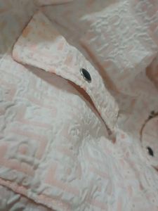 Pink Patterned Casual Shirt