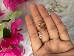 Rhinestone Drop Earring And Stud