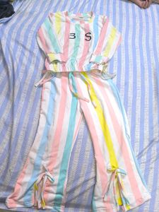 Striped Girls Clothing Set