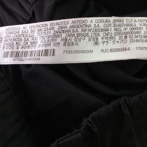 Extra Wide Leg Black Pants-ZARA (Brand New
