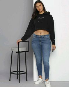 Bershka Black Merci Hoodie