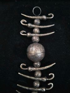 Antique Oxidised Nimbu Mirchi For Good Luck