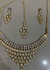 Gold Kundan Jewelry Set✨