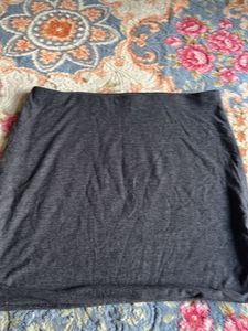 Gray Mini Skirt