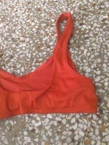 Orange Bikini Top