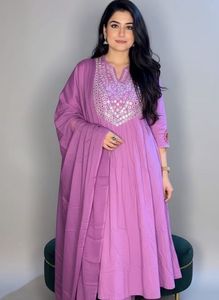 Party Wear Pure Cotton Suit Set