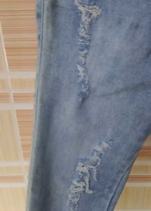Distressed Denim Jeans