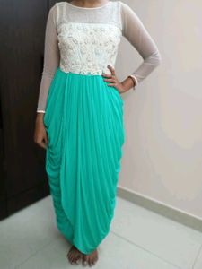 Stylish Ethnic Gown With Pant