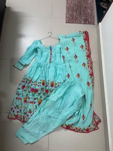 Elegant Sky Blue Kurta Set