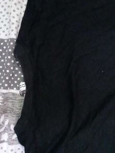 H&amp;m Black Crop Top