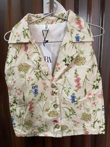 Brand New Padded Crop Top With Tag