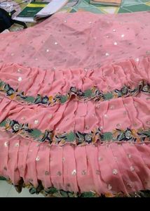 Designer Bollywood Saree With Blouse