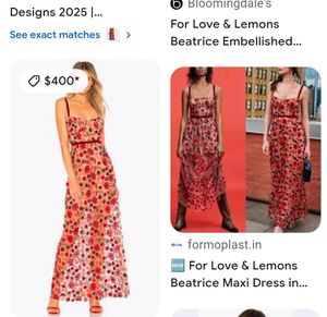 Floral Applique Maxi Dress