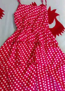 Pink Polka Dot Sundress